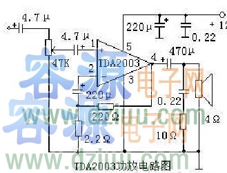 TDA2003<a href=http://m.jssjbk.com/gongfangdianlu/ target=_blank class=infotextkey>·D</a>