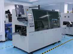 密腳元件密集在個區域而形成的波峰焊接后元件腳連錫