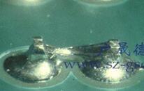 密腳元件密集在個區域而形成的波峰焊接后元件腳連錫